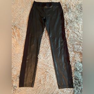HUE leather leggings